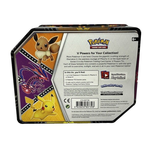 Pokémon TCG Trading Card Mixed Lot of 435 Modern Cards in Collectible Tin - Picture 12 of 13